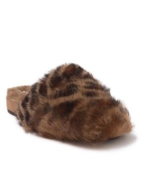 Ross & Snow Julia Leopard Mules Size 7.5M